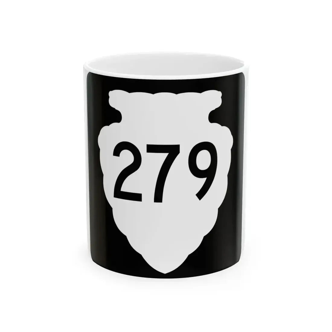 MT-sec-279 (Montana) (Road Sign) White Coffee Mug 11oz - Go Mug Yourself