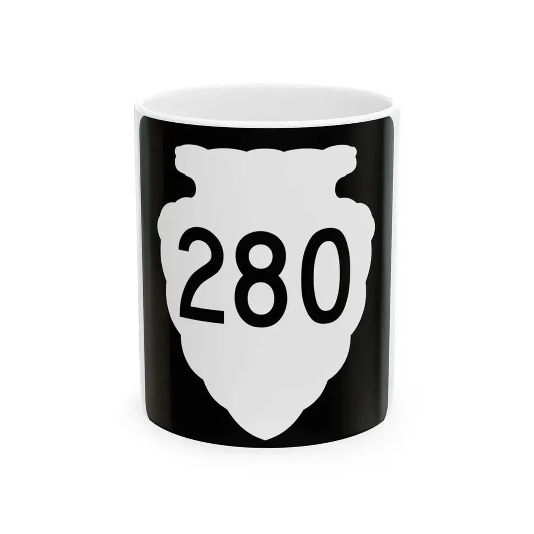 MT-sec-280 (Montana) (Road Sign) White Coffee Mug 11oz - Go Mug Yourself