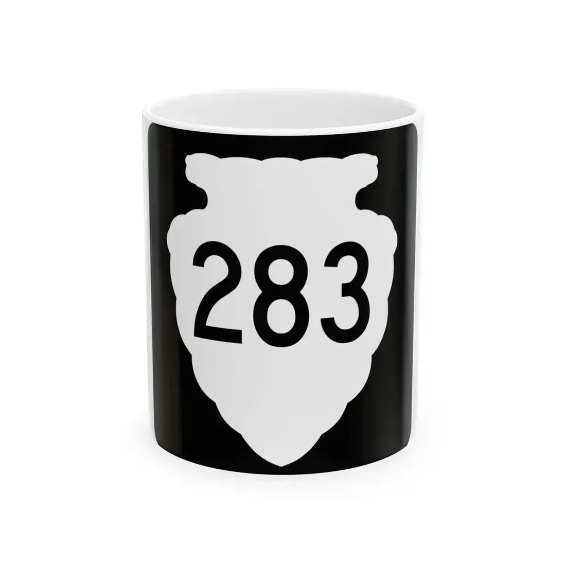 MT-sec-283 (Montana) (Road Sign) White Coffee Mug 11oz - Go Mug Yourself