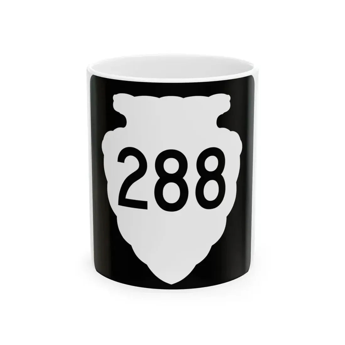 MT-sec-288 (Montana) (Road Sign) White Coffee Mug 11oz - Go Mug Yourself
