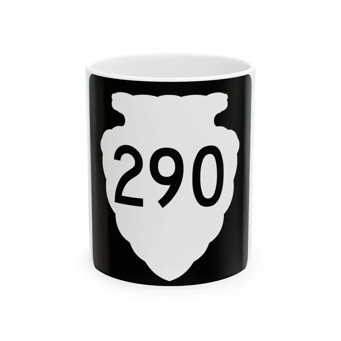 MT-sec-290 (Montana) (Road Sign) White Coffee Mug 11oz - Go Mug Yourself