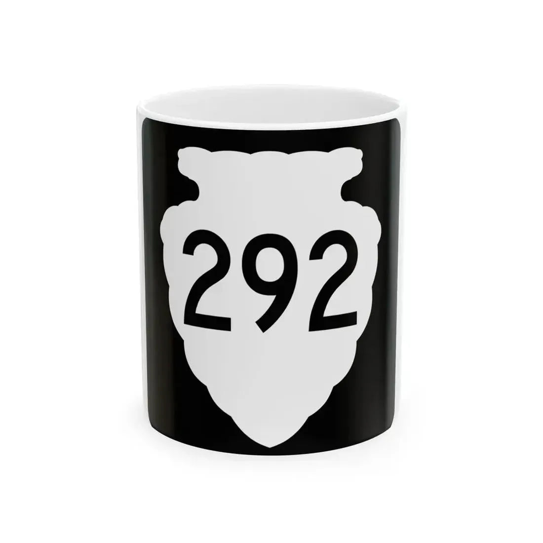 MT-sec-292 (Montana) (Road Sign) White Coffee Mug 11oz - Go Mug Yourself