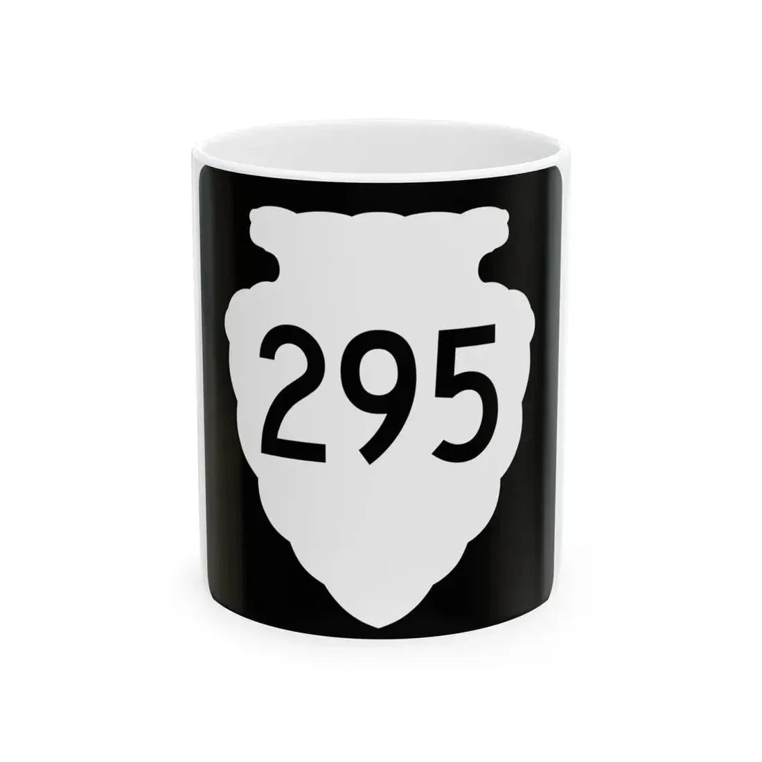 MT-sec-295 (Montana) (Road Sign) White Coffee Mug 11oz - Go Mug Yourself