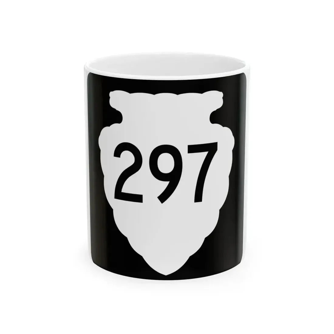 MT-sec-297 (Montana) (Road Sign) White Coffee Mug 11oz - Go Mug Yourself