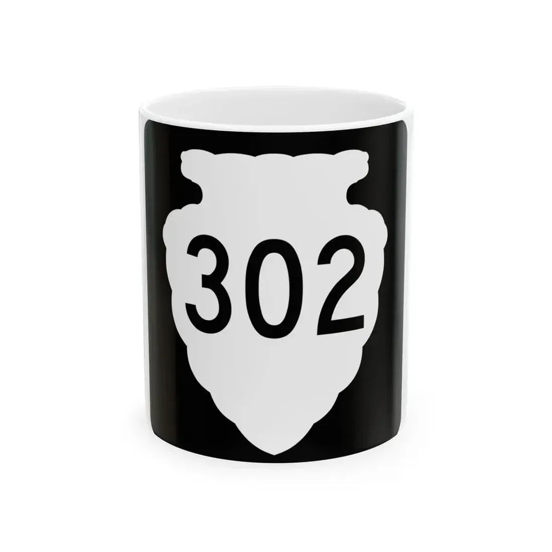 MT-sec-302 (Montana) (Road Sign) White Coffee Mug 11oz - Go Mug Yourself