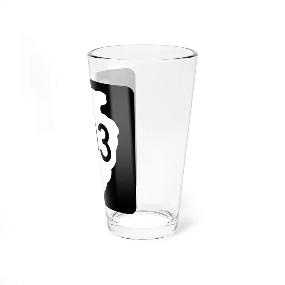 MT-sec-303 (Montana) (Road Sign) Pint Glss 16oz - Go Mug Yourself