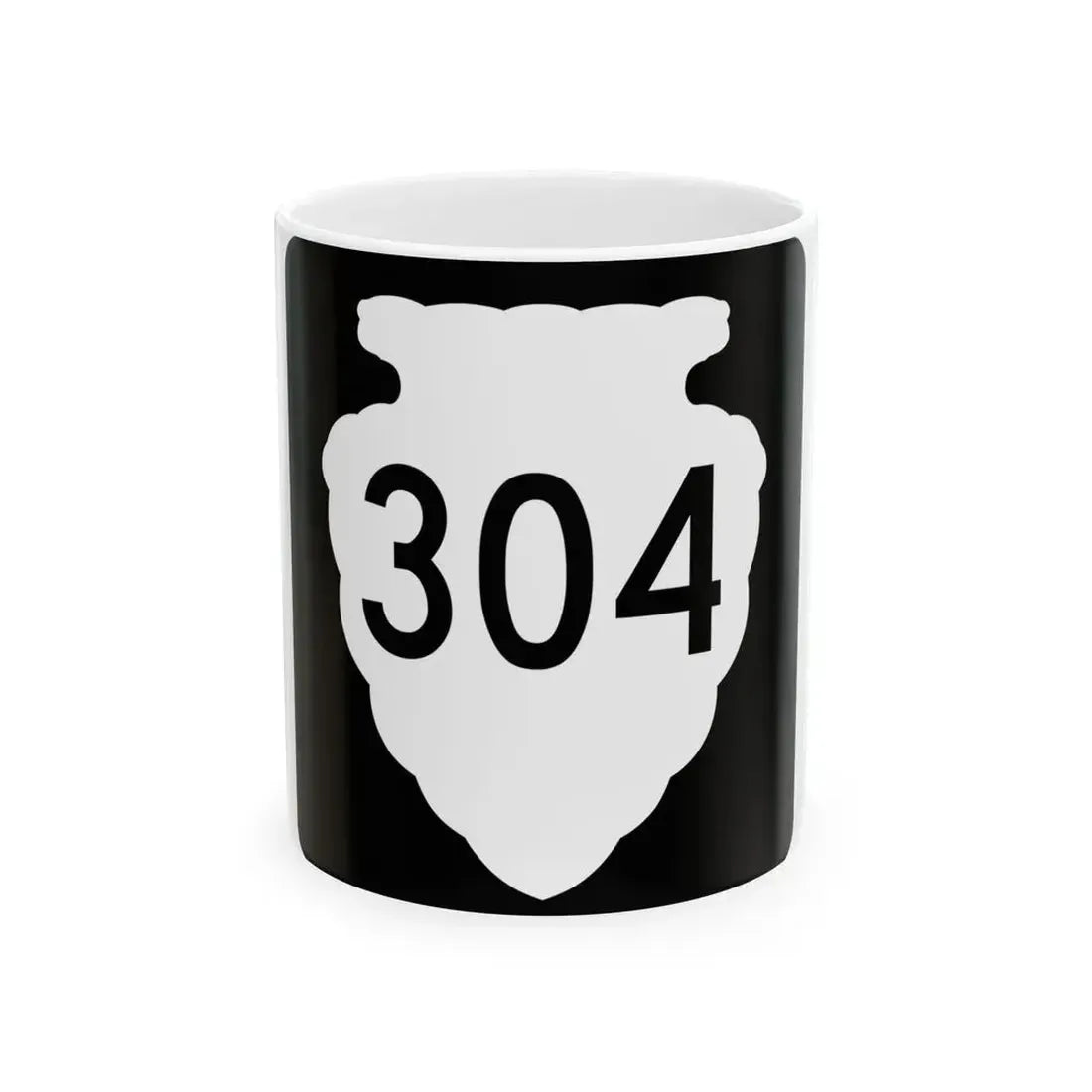 MT-sec-304 (Montana) (Road Sign) White Coffee Mug 11oz - Go Mug Yourself