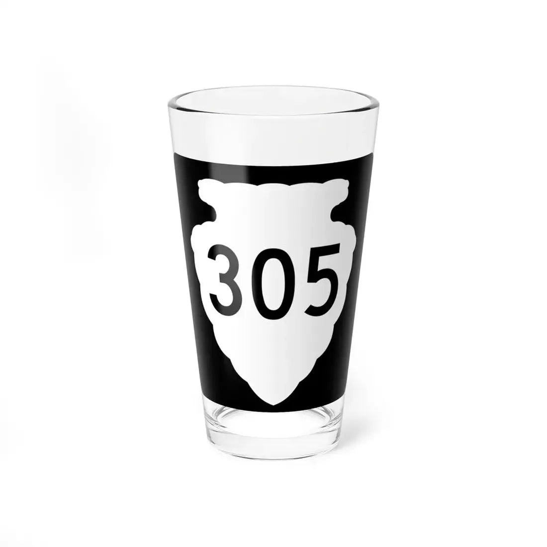 MT-sec-305 (Montana) (Road Sign) Pint Glss 16oz 16oz - Go Mug Yourself