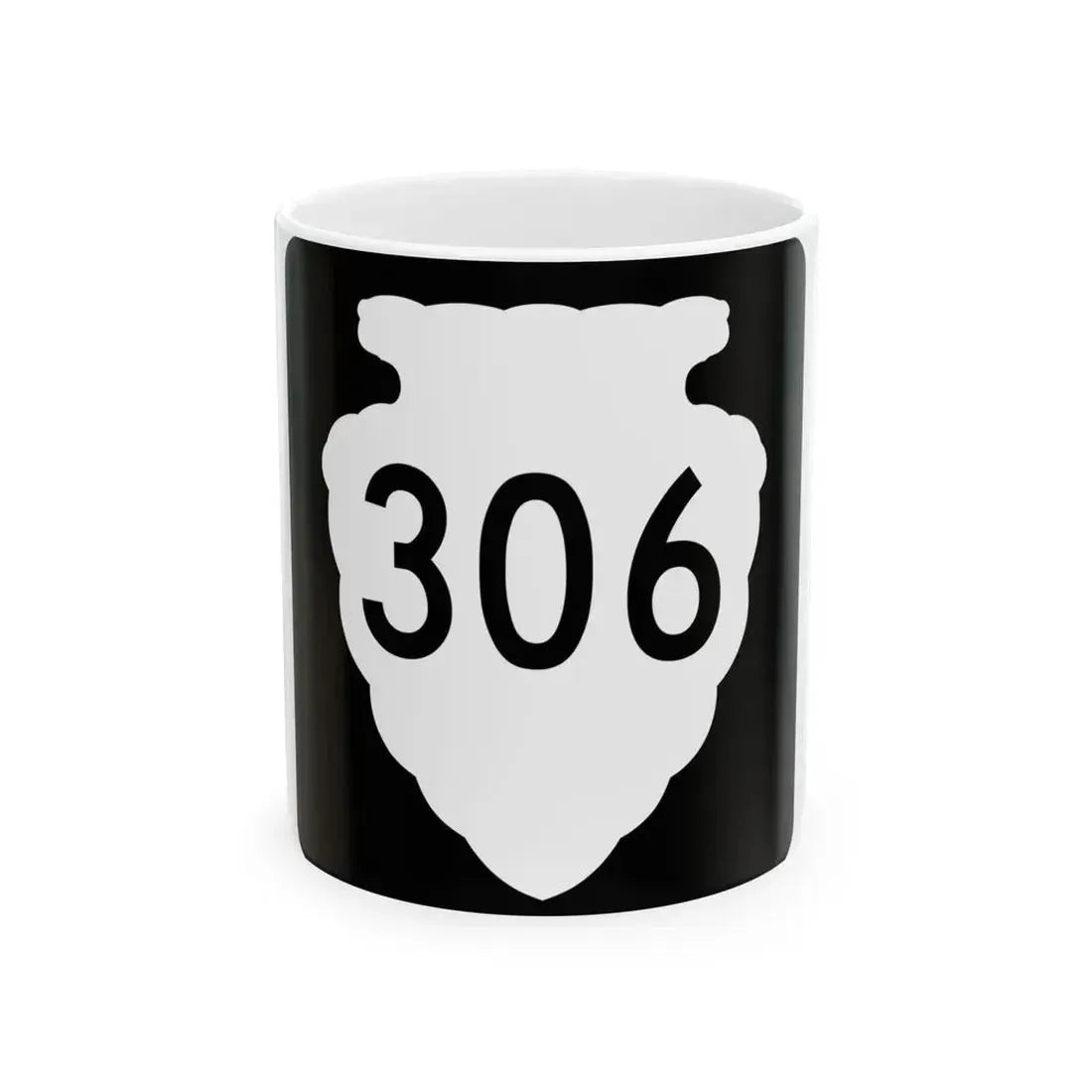 MT-sec-306 (Montana) (Road Sign) White Coffee Mug 11oz - Go Mug Yourself