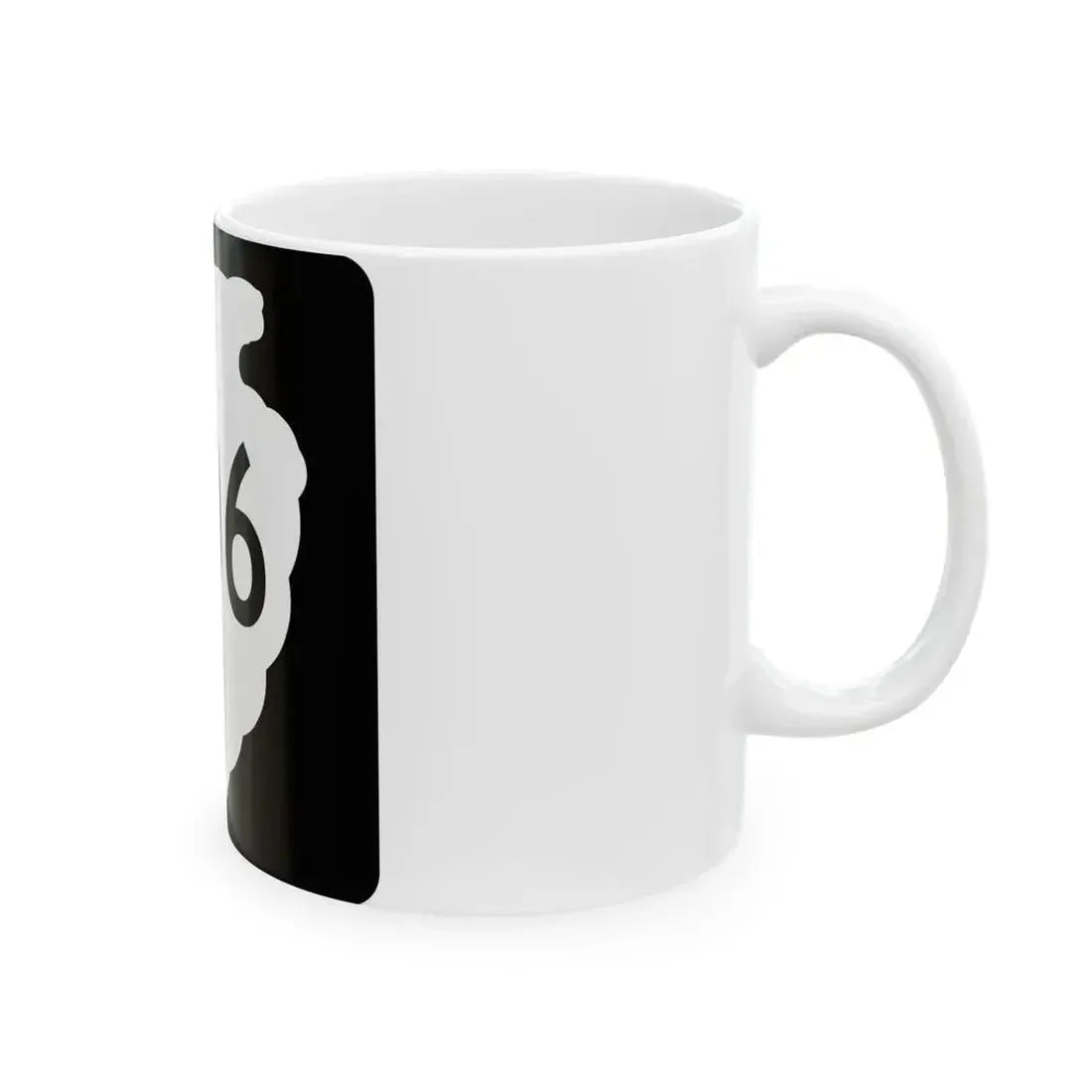 MT-sec-306 (Montana) (Road Sign) White Coffee Mug - Go Mug Yourself