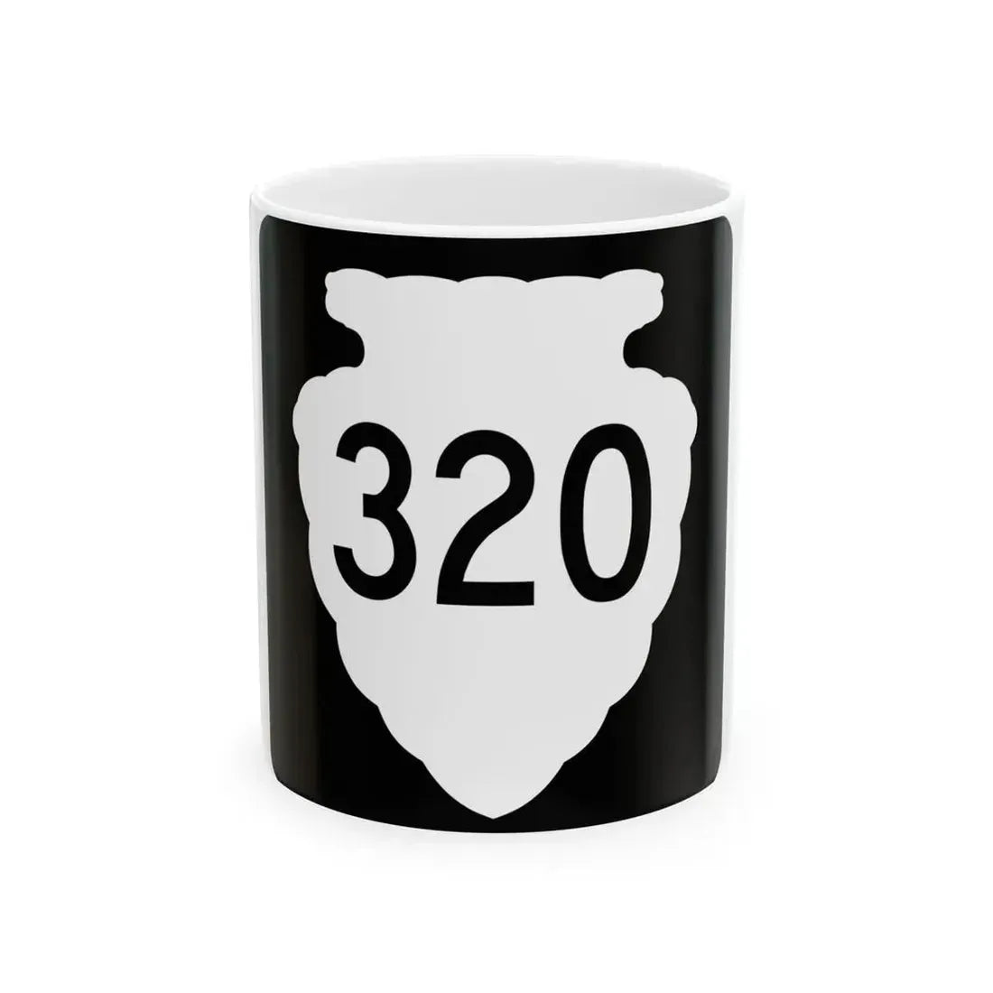 MT-sec-320 (Montana) (Road Sign) White Coffee Mug 11oz - Go Mug Yourself