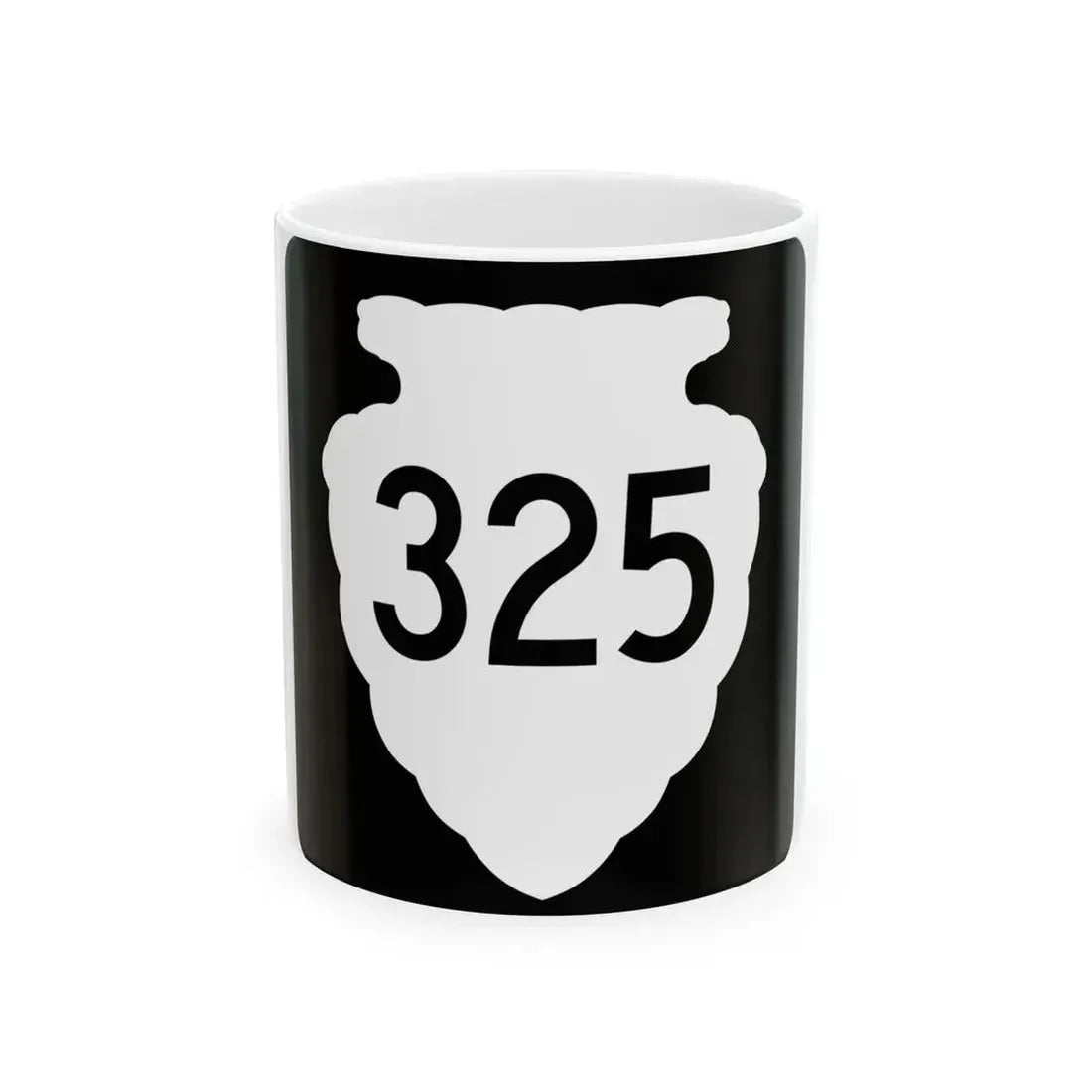 MT-sec-325 (Montana) (Road Sign) White Coffee Mug 11oz - Go Mug Yourself