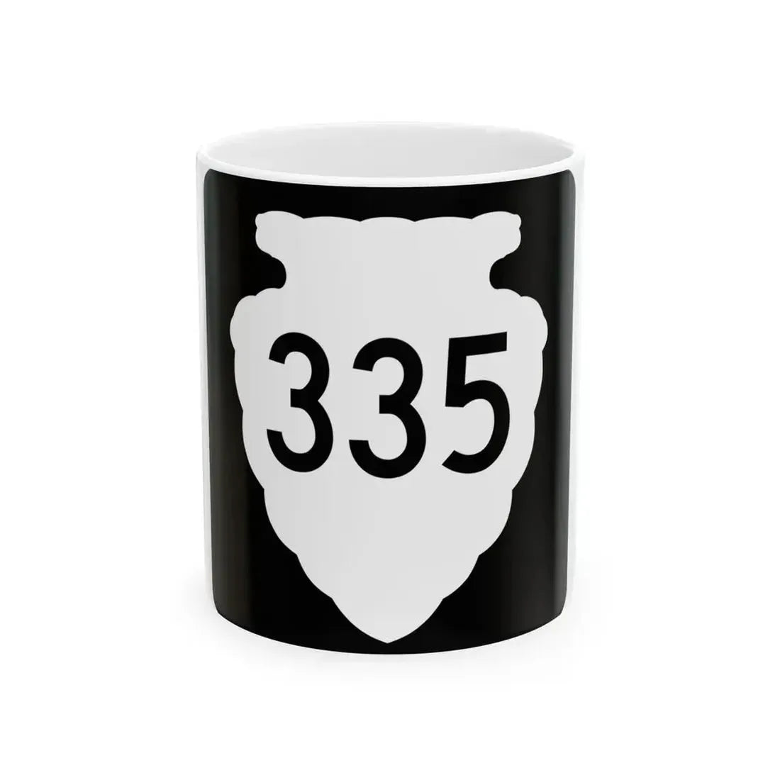 MT-sec-335 (Montana) (Road Sign) White Coffee Mug 11oz - Go Mug Yourself