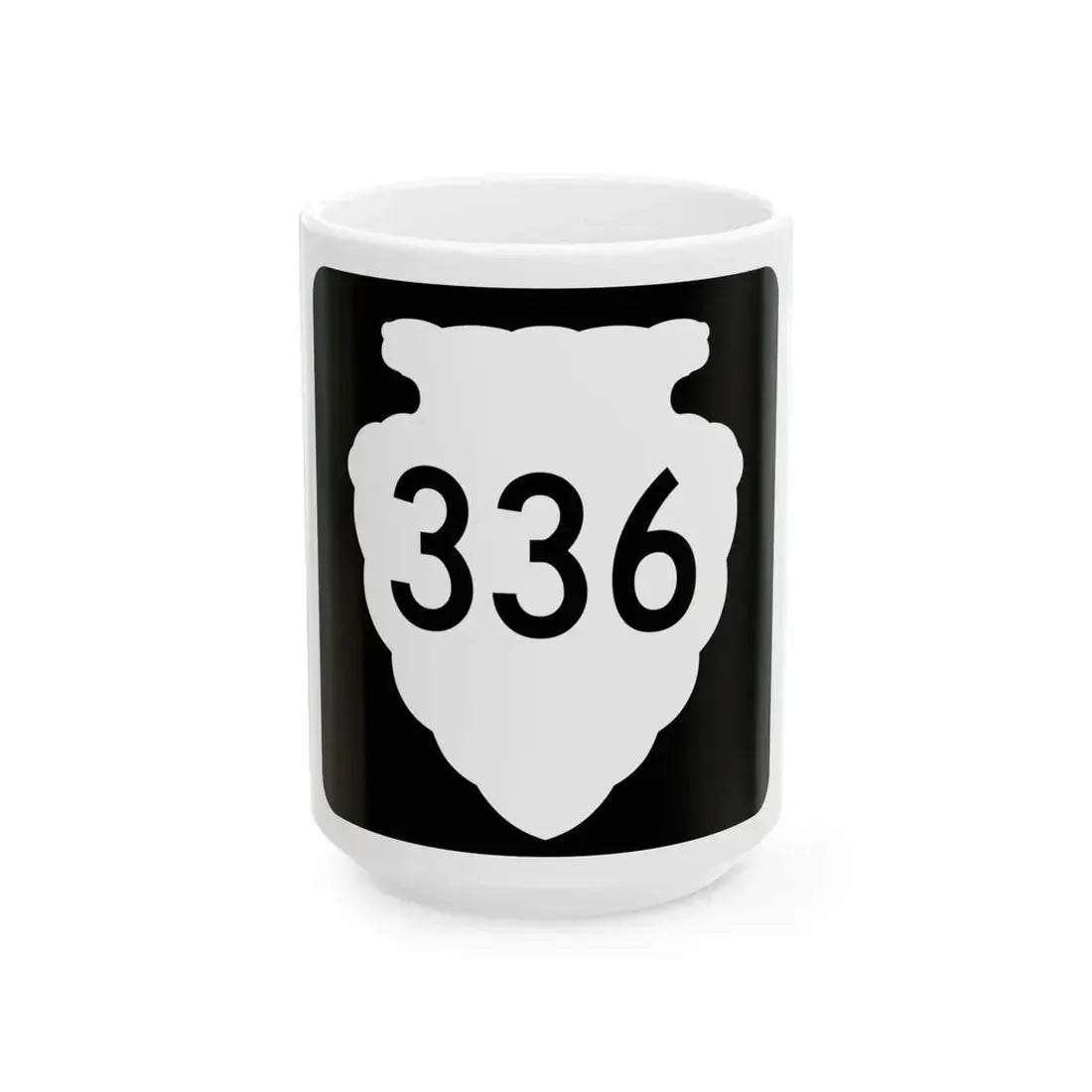 MT-sec-336 (Montana) (Road Sign) White Coffee Mug 15oz - Go Mug Yourself