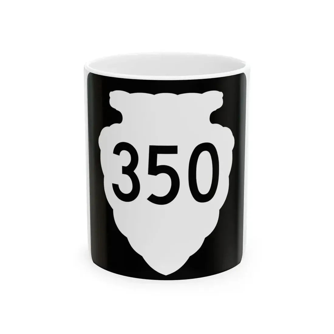 MT-sec-350 (Montana) (Road Sign) White Coffee Mug 11oz - Go Mug Yourself