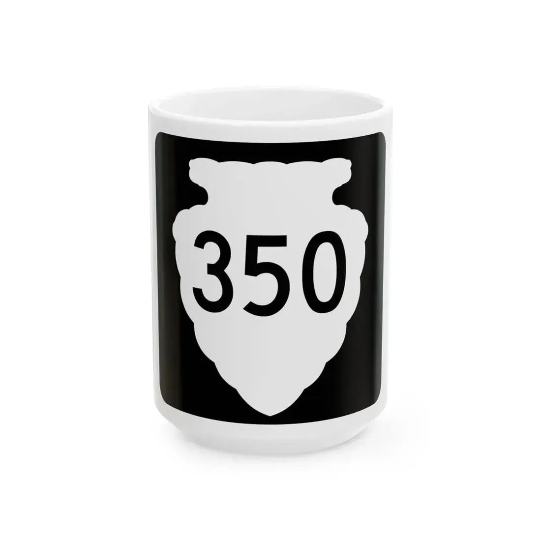 MT-sec-350 (Montana) (Road Sign) White Coffee Mug 15oz - Go Mug Yourself