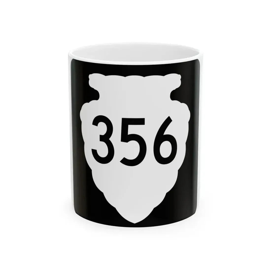 MT-sec-356 (Montana) (Road Sign) White Coffee Mug 11oz - Go Mug Yourself