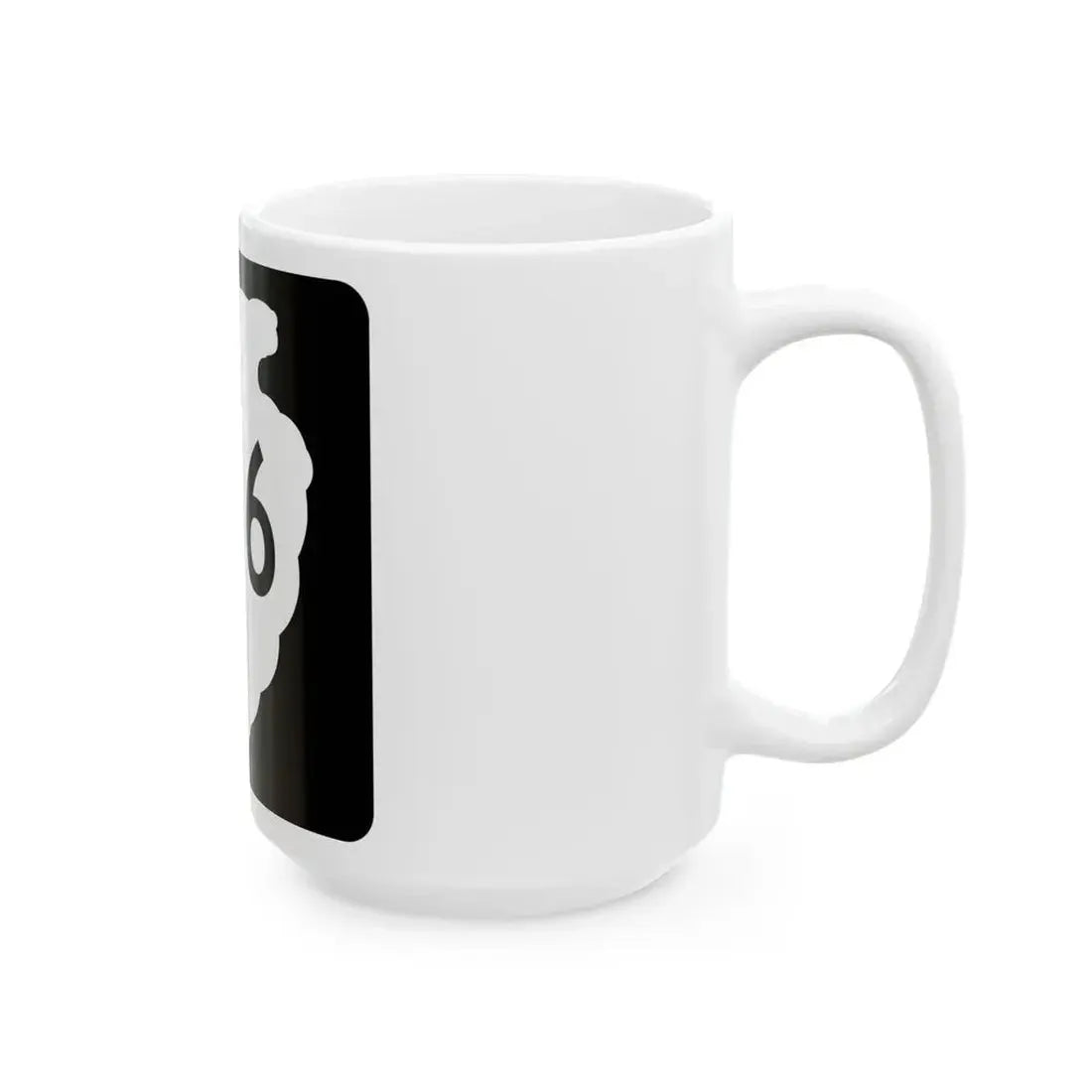 MT-sec-356 (Montana) (Road Sign) White Coffee Mug - Go Mug Yourself