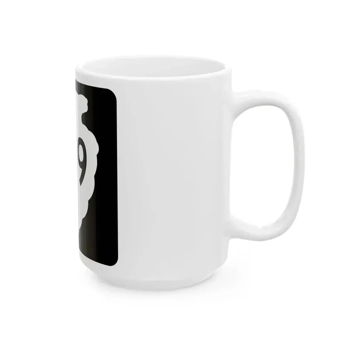MT-sec-359 (Montana) (Road Sign) White Coffee Mug - Go Mug Yourself
