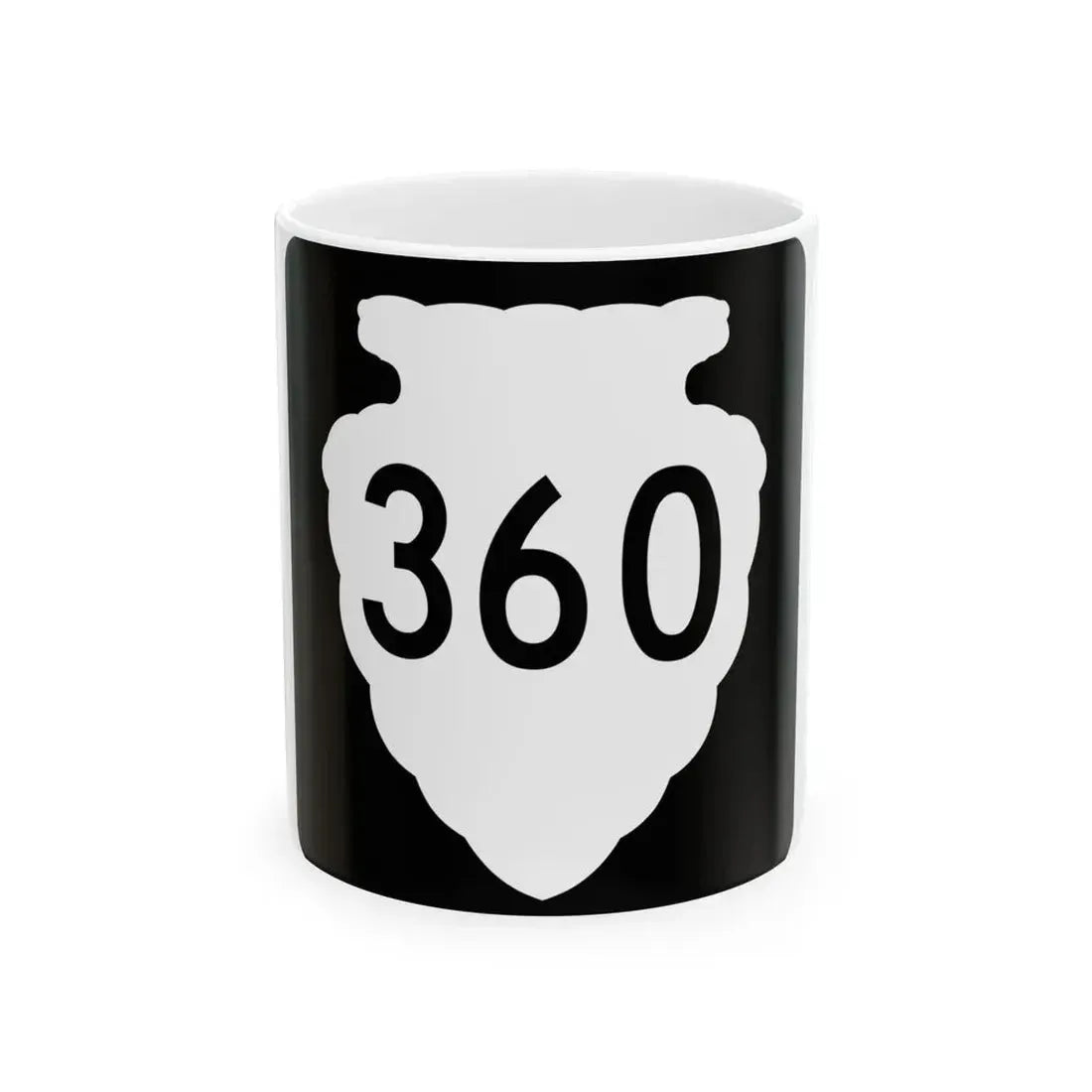 MT-sec-360 (Montana) (Road Sign) White Coffee Mug 11oz - Go Mug Yourself