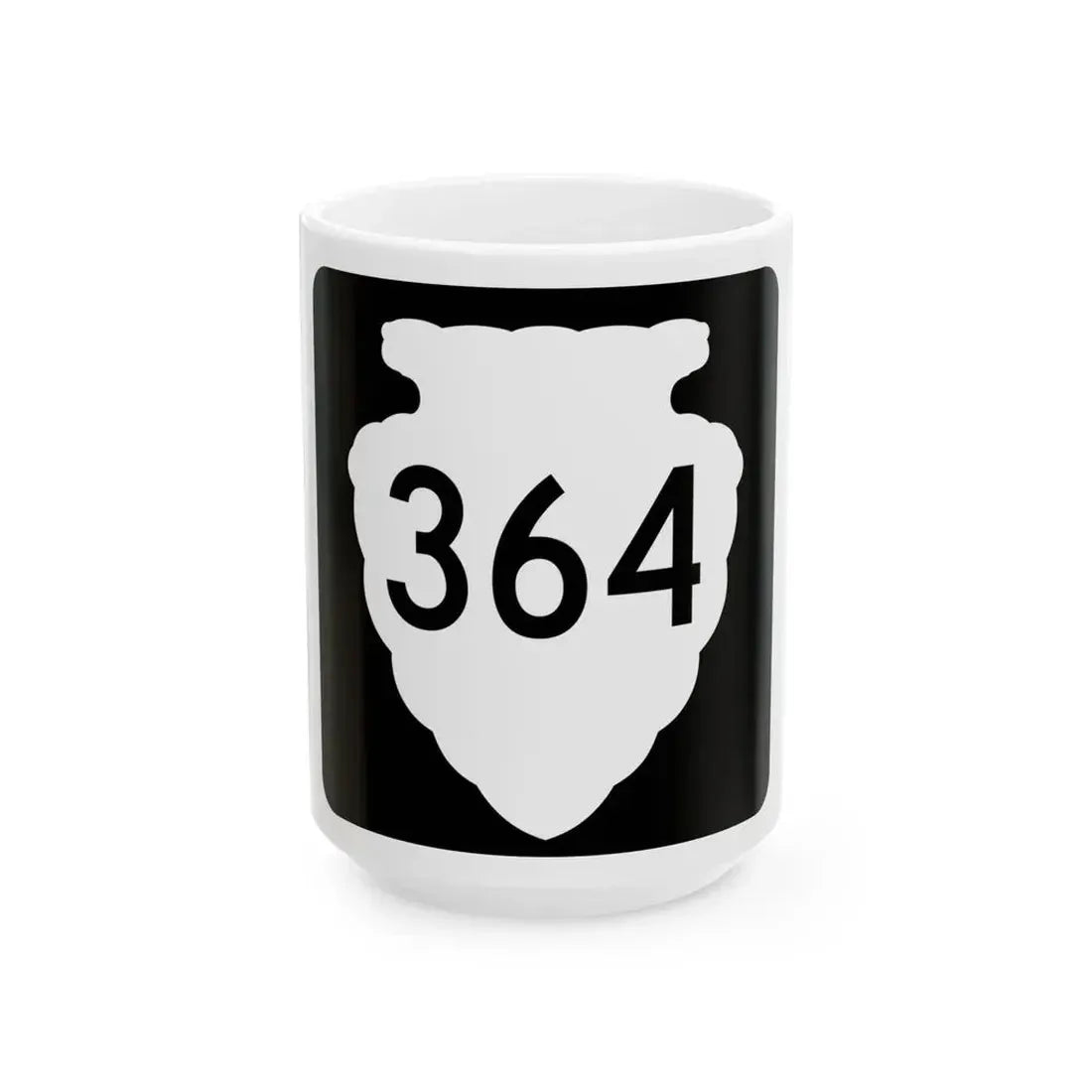 MT-sec-364 (Montana) (Road Sign) White Coffee Mug 15oz - Go Mug Yourself