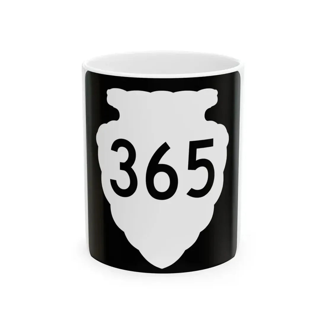 MT-sec-365 (Montana) (Road Sign) White Coffee Mug 11oz - Go Mug Yourself