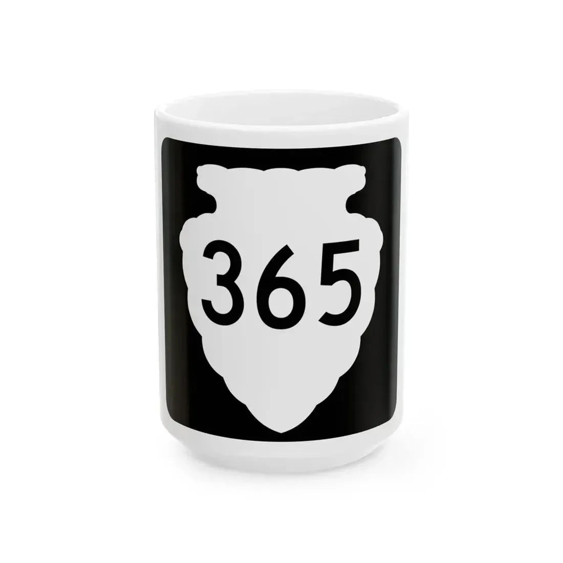 MT-sec-365 (Montana) (Road Sign) White Coffee Mug 15oz - Go Mug Yourself