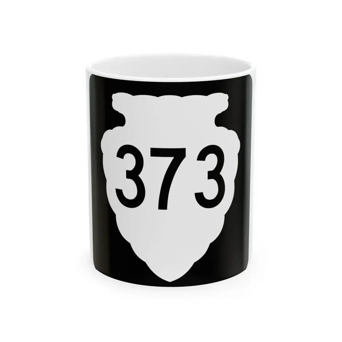 MT-sec-373 (Montana) (Road Sign) White Coffee Mug 11oz - Go Mug Yourself