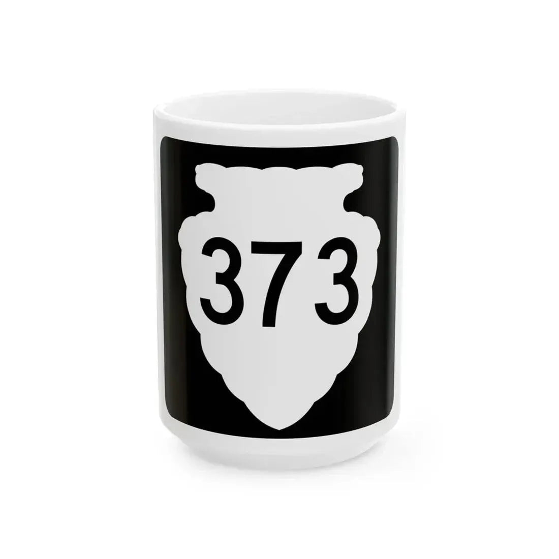 MT-sec-373 (Montana) (Road Sign) White Coffee Mug 15oz - Go Mug Yourself