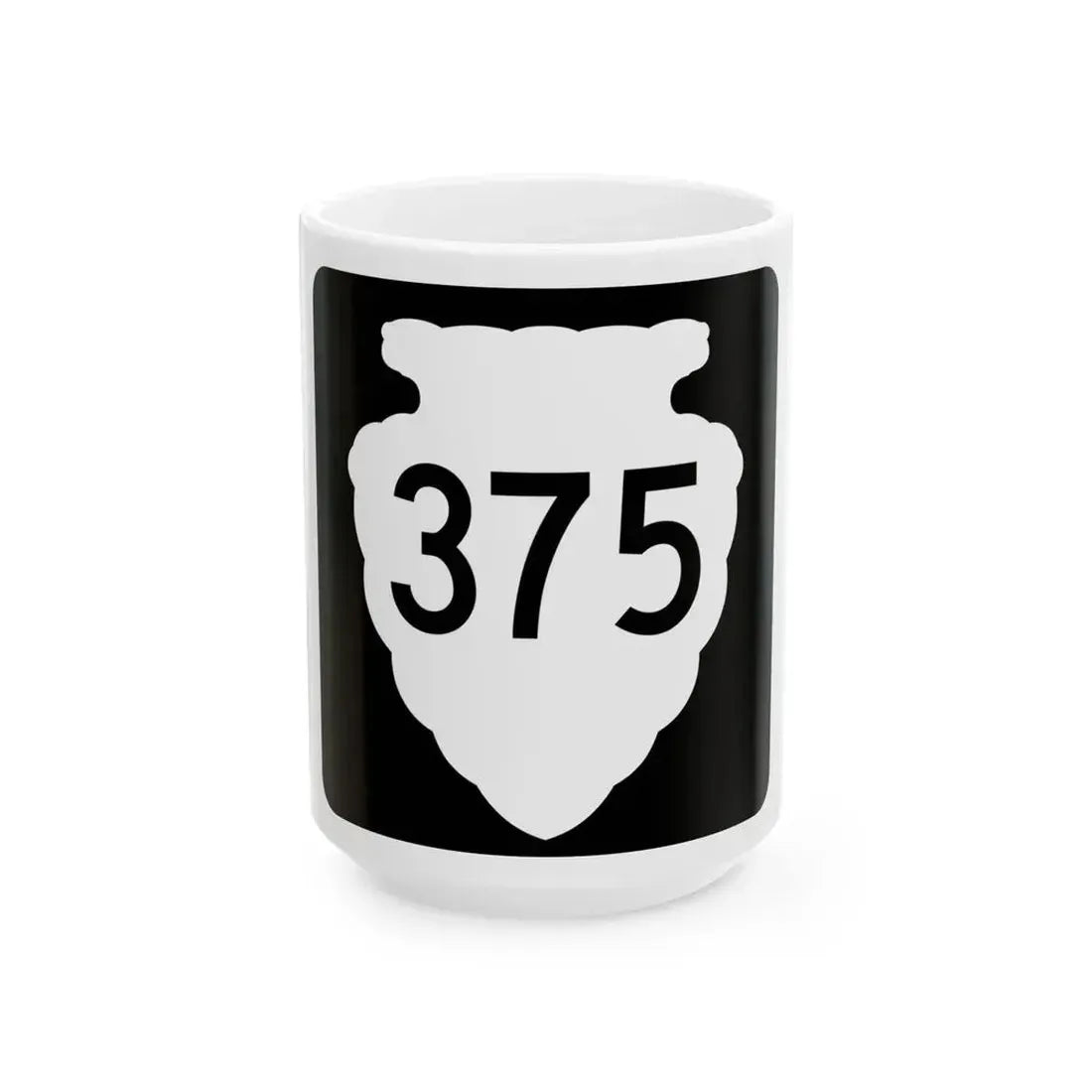 MT-sec-375 (Montana) (Road Sign) White Coffee Mug 15oz - Go Mug Yourself