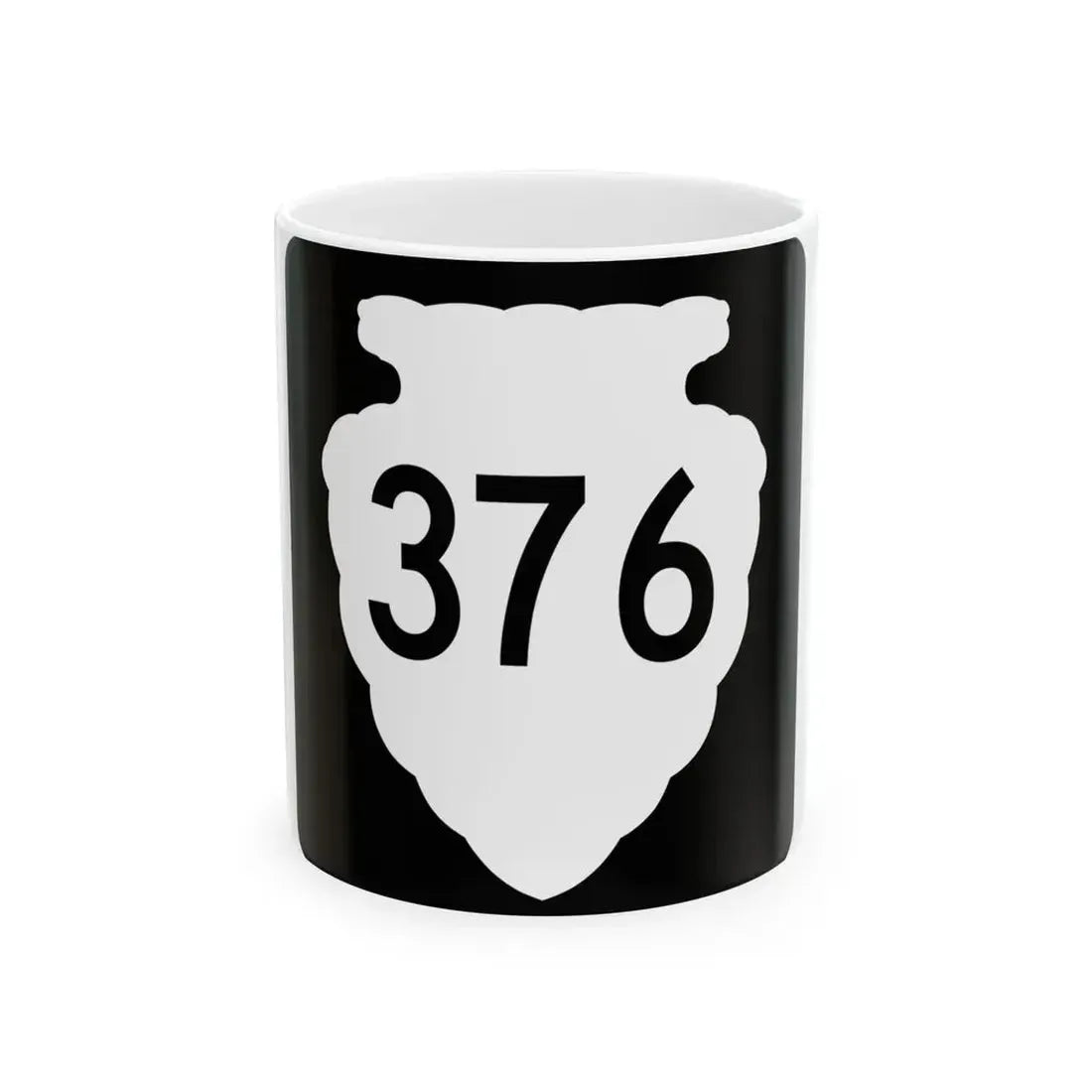 MT-sec-376 (Montana) (Road Sign) White Coffee Mug 11oz - Go Mug Yourself