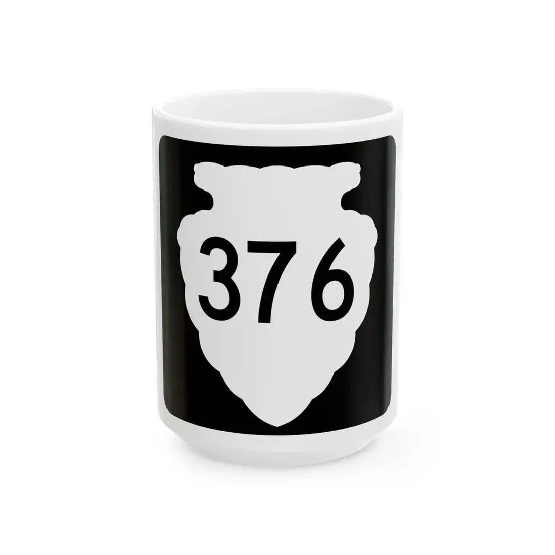 MT-sec-376 (Montana) (Road Sign) White Coffee Mug 15oz - Go Mug Yourself