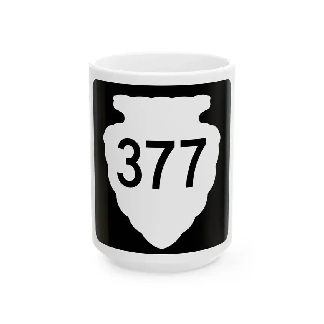 MT-sec-377 (Montana) (Road Sign) White Coffee Mug 15oz - Go Mug Yourself