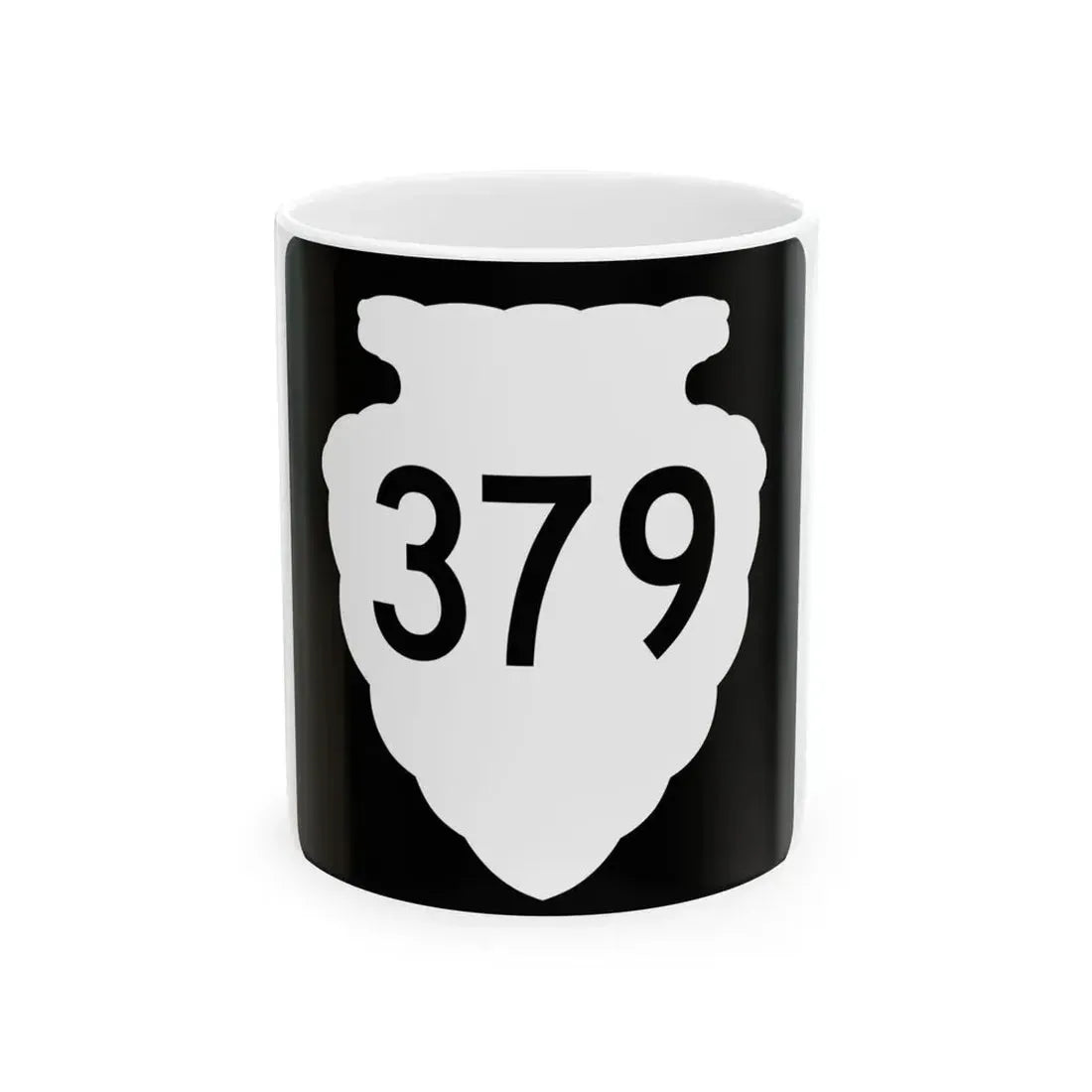 MT-sec-379 (Montana) (Road Sign) White Coffee Mug 11oz - Go Mug Yourself