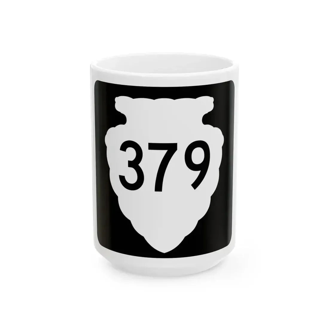 MT-sec-379 (Montana) (Road Sign) White Coffee Mug 15oz - Go Mug Yourself