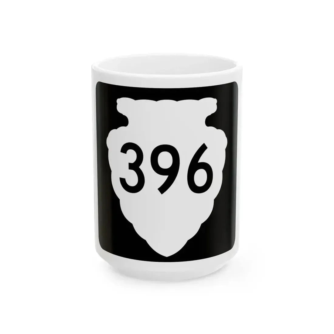 MT-sec-396 (Montana) (Road Sign) White Coffee Mug 15oz - Go Mug Yourself