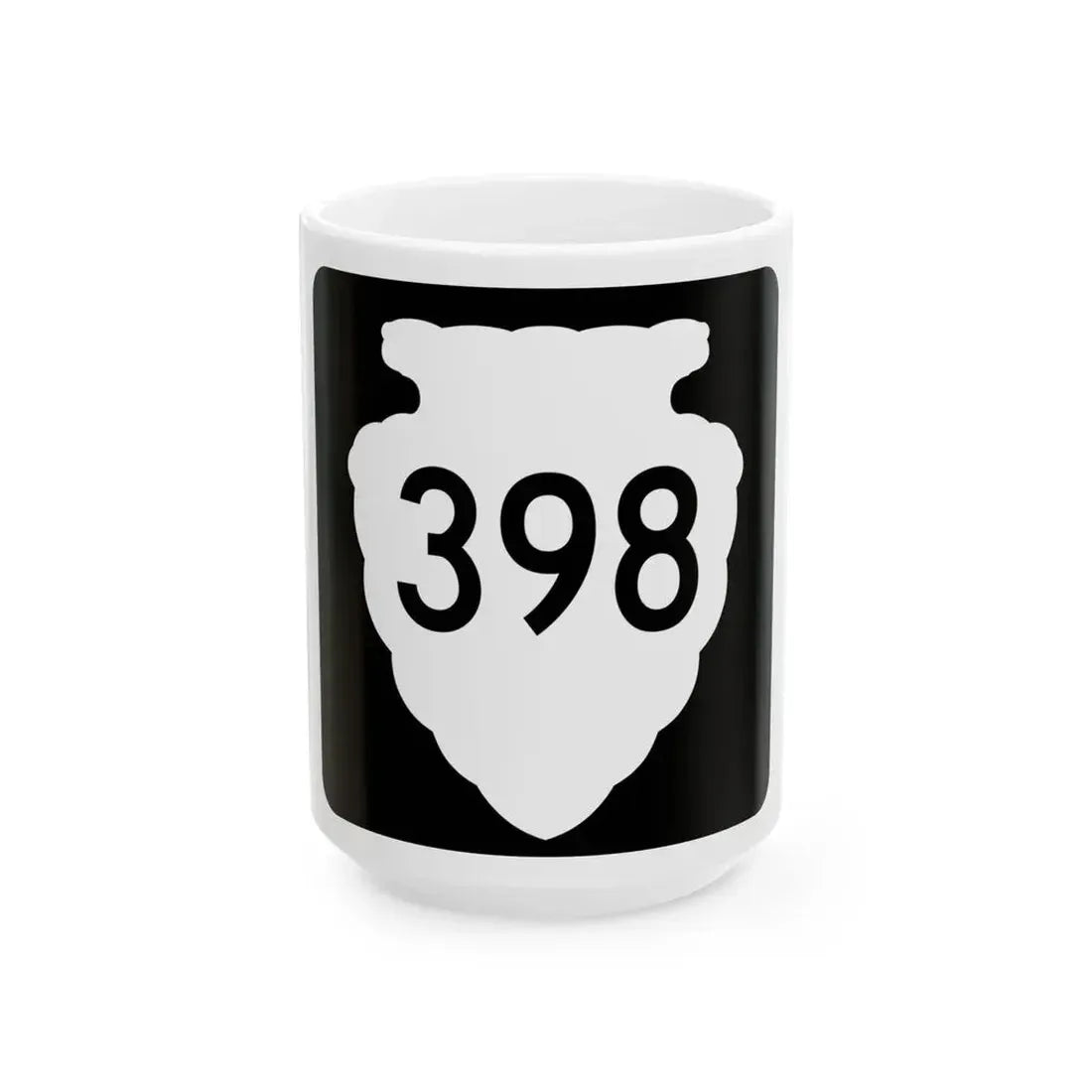 MT-sec-398 (Montana) (Road Sign) White Coffee Mug 15oz - Go Mug Yourself