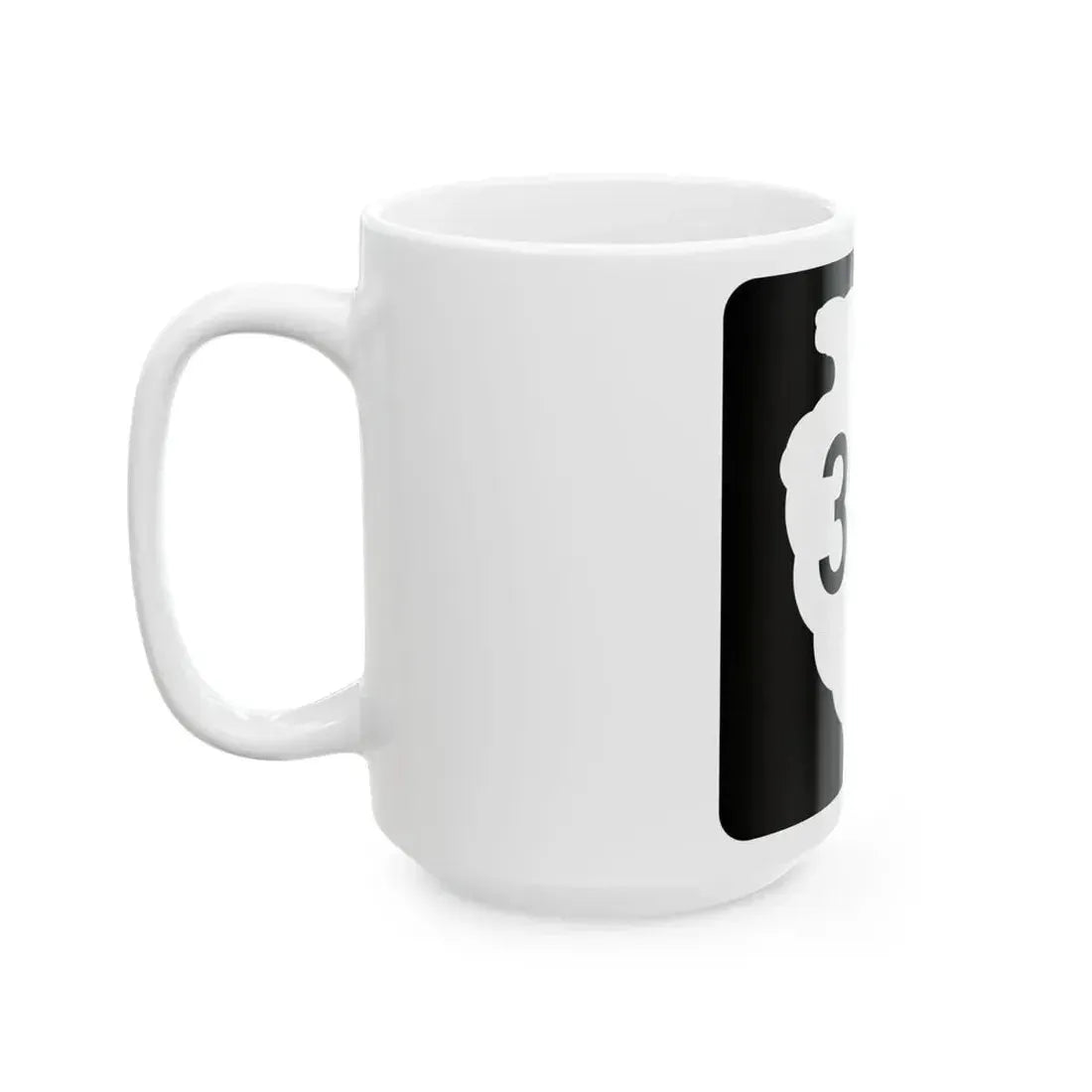 MT-sec-398 (Montana) (Road Sign) White Coffee Mug - Go Mug Yourself
