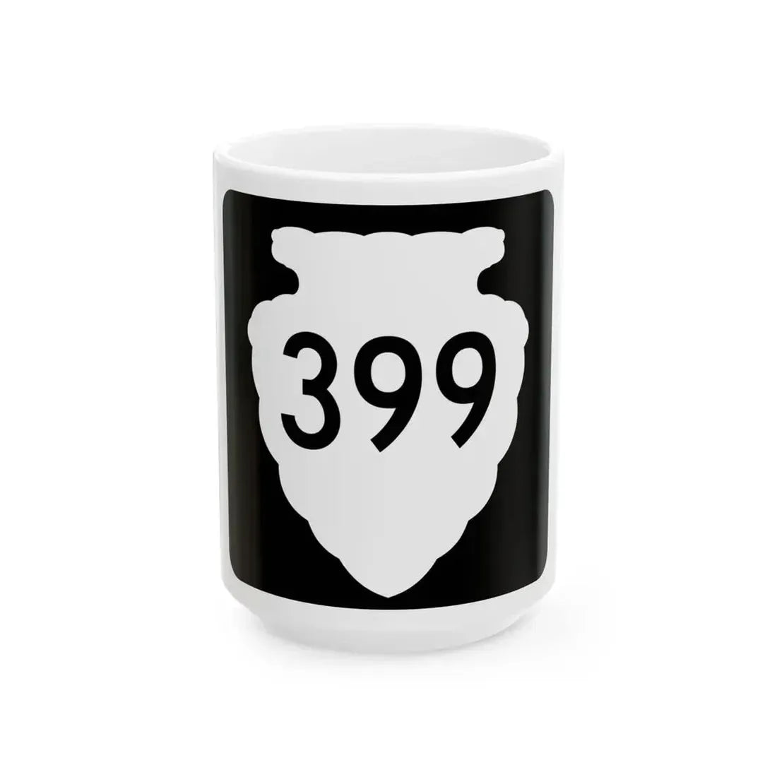 MT-sec-399 (Montana) (Road Sign) White Coffee Mug 15oz - Go Mug Yourself