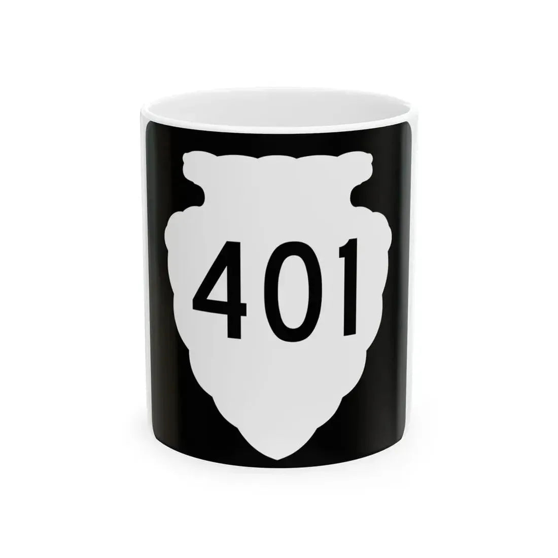 MT-sec-401 (Montana) (Road Sign) White Coffee Mug 11oz - Go Mug Yourself