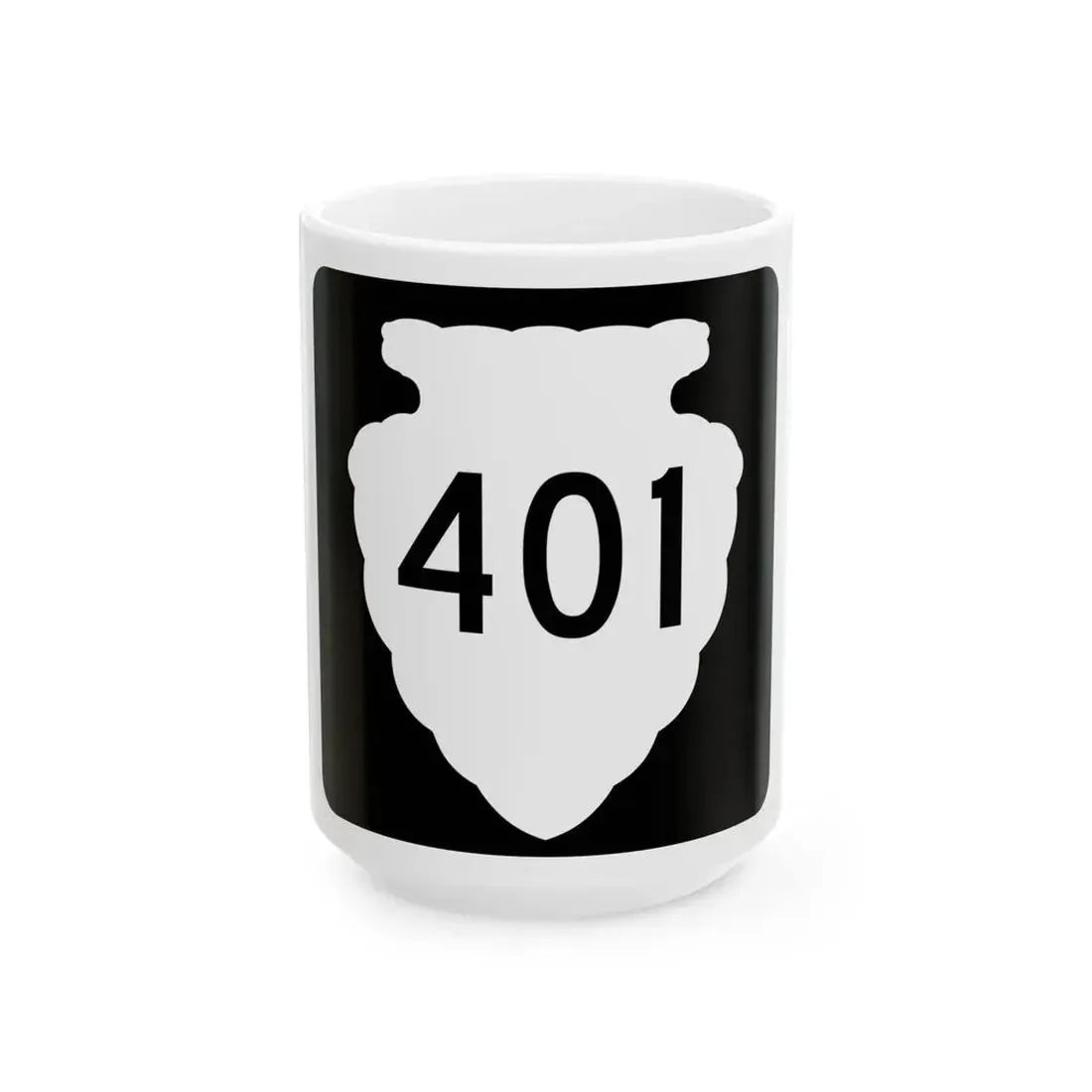 MT-sec-401 (Montana) (Road Sign) White Coffee Mug 15oz - Go Mug Yourself