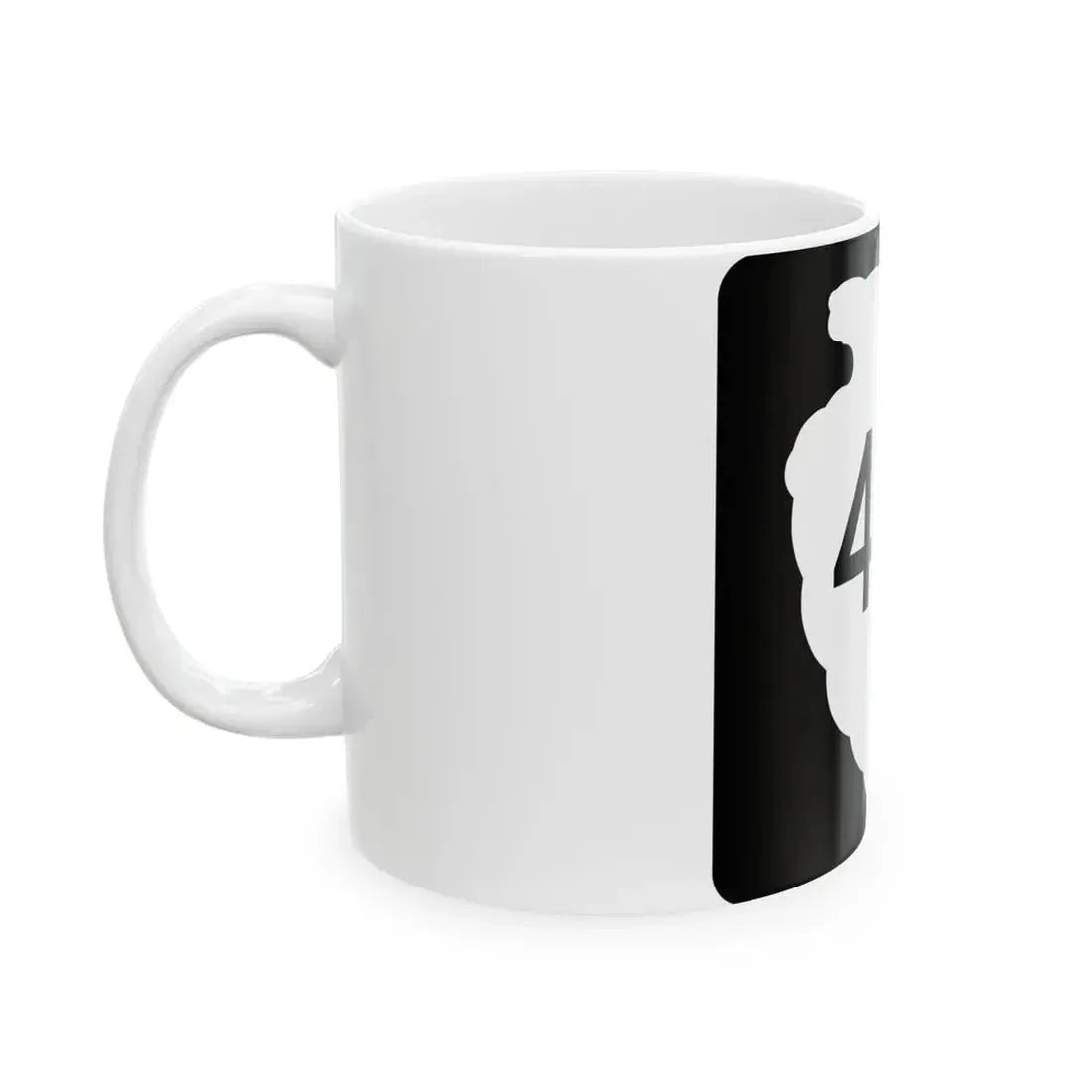 MT-sec-401 (Montana) (Road Sign) White Coffee Mug - Go Mug Yourself