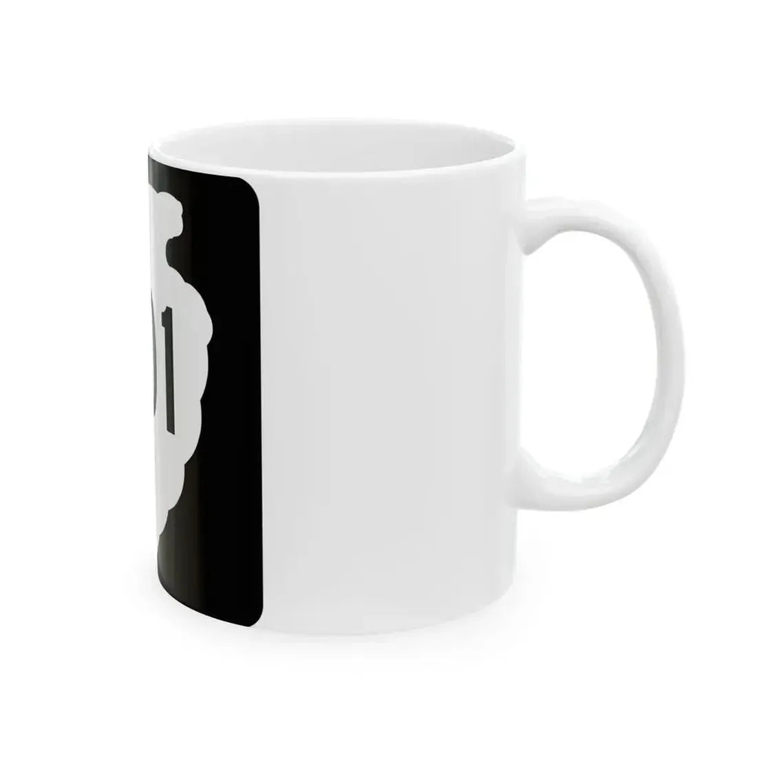 MT-sec-401 (Montana) (Road Sign) White Coffee Mug - Go Mug Yourself