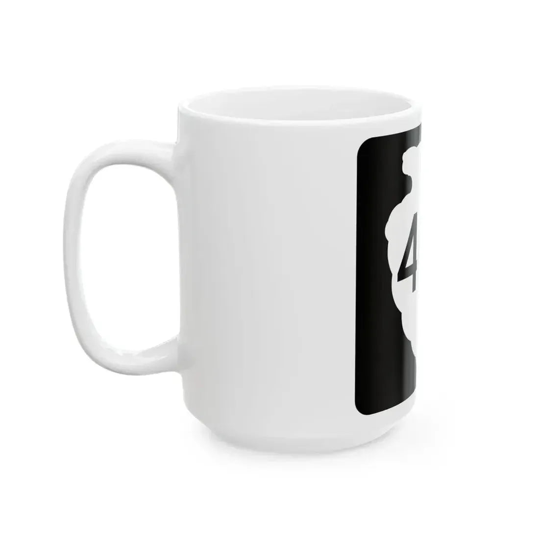 MT-sec-402 (Montana) (Road Sign) White Coffee Mug - Go Mug Yourself