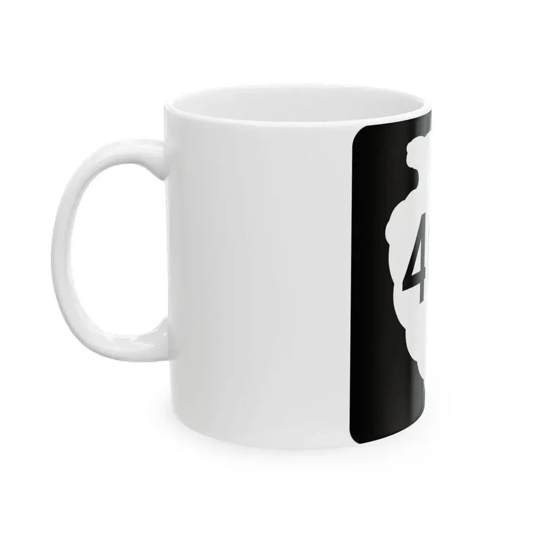 MT-sec-405 (Montana) (Road Sign) White Coffee Mug - Go Mug Yourself