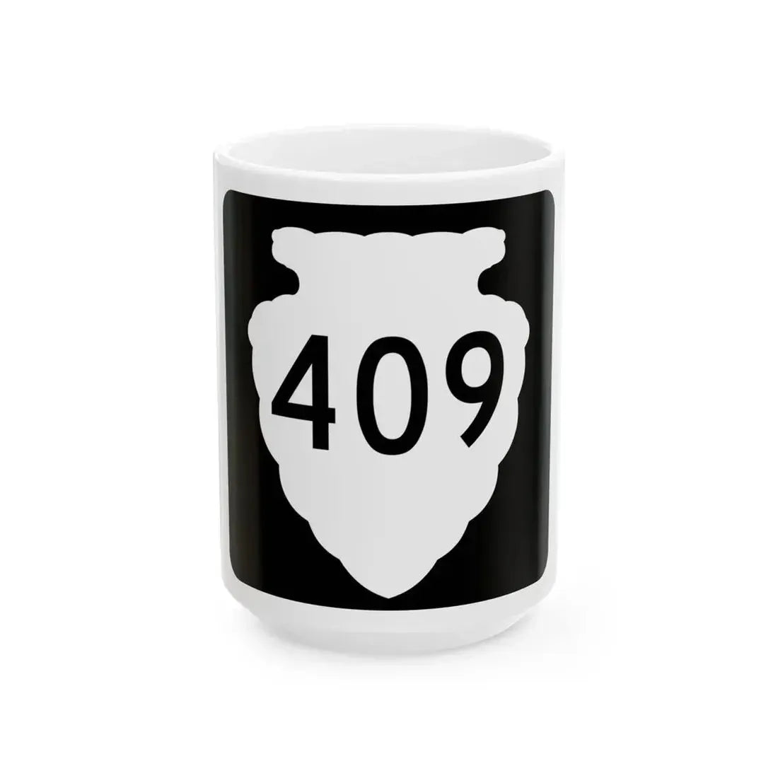 MT-sec-409 (Montana) (Road Sign) White Coffee Mug 15oz - Go Mug Yourself
