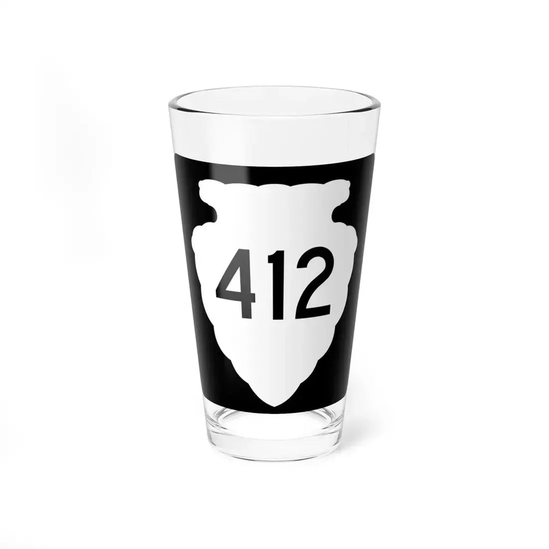 MT-sec-412 (Montana) (Road Sign) Pint Glss 16oz 16oz - Go Mug Yourself