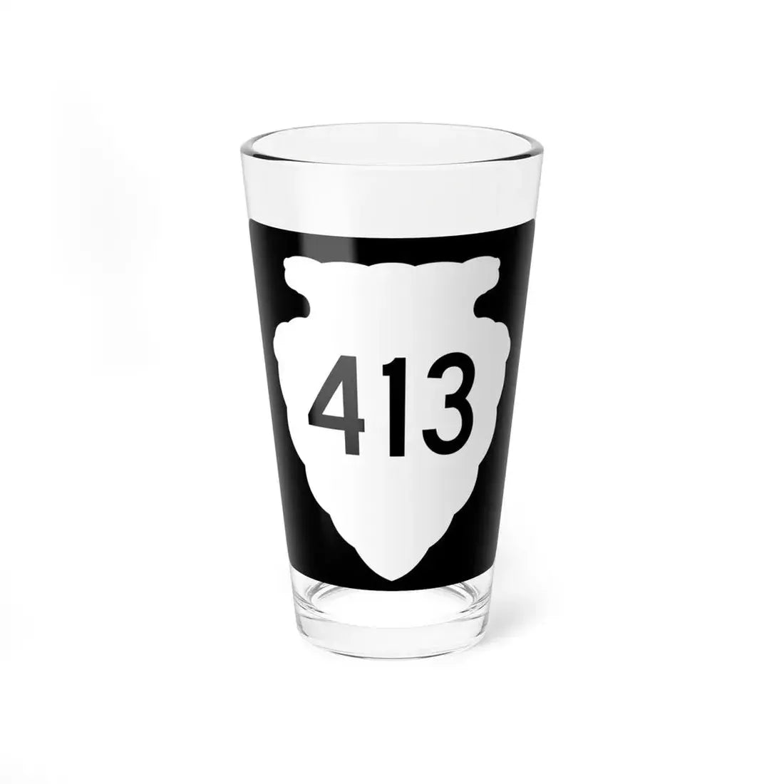 MT-sec-413 (Montana) (Road Sign) Pint Glss 16oz 16oz - Go Mug Yourself
