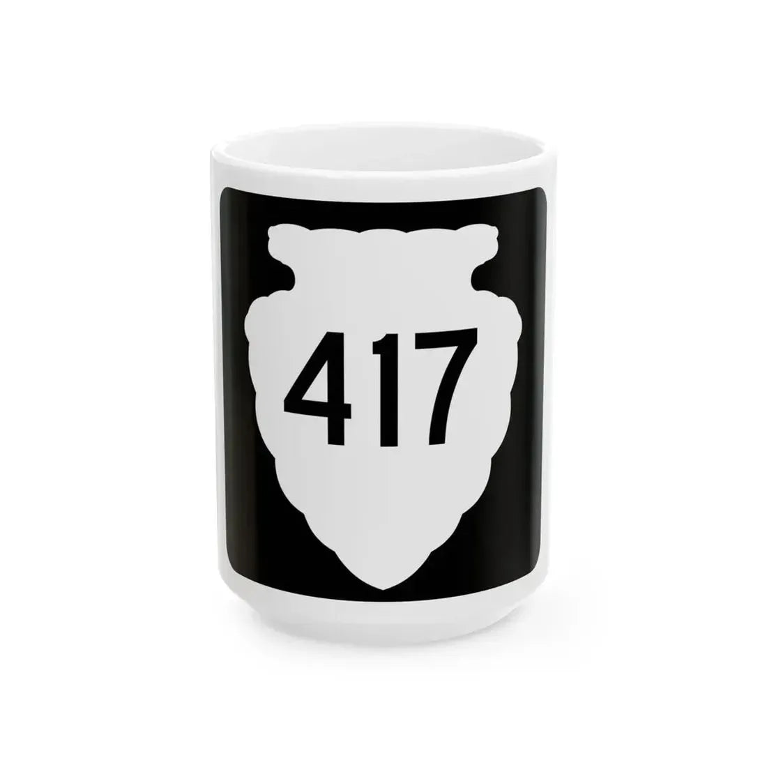 MT-sec-417 (Montana) (Road Sign) White Coffee Mug 15oz - Go Mug Yourself