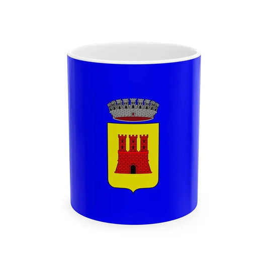 Muggia-Bandiera (Italy) White Coffee Mug 11oz - Go Mug Yourself